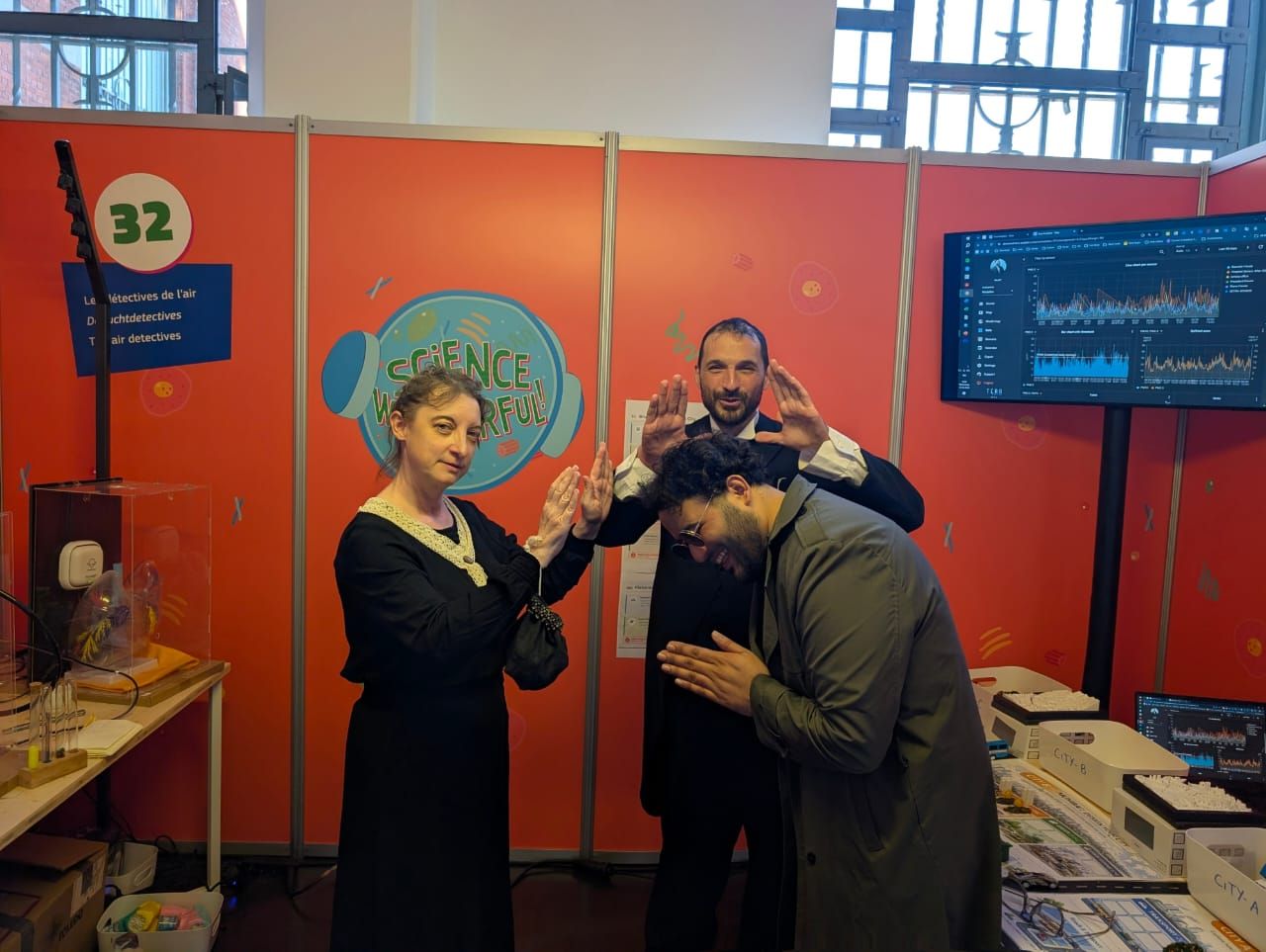 Air Detectives booth at Science is Wonderful! 2026